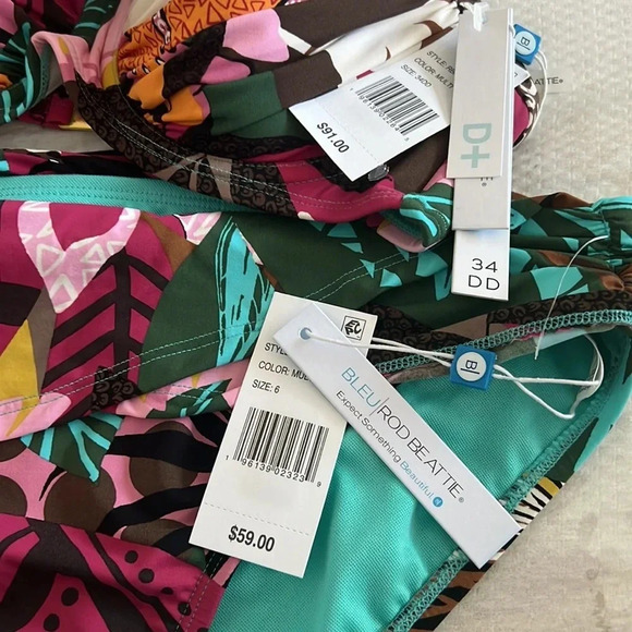 Bleu Rod Beattie Run Wild Contour Bikini Top and Bikini Bottom - Picture 16 of 16